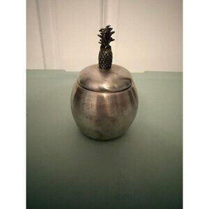 Vintage Pewter by Turner | Pineapple Top Decorative Jar